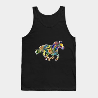 colorful horse Tank Top